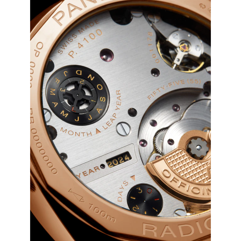 【7A Quality】Panerai Radiomir Perpetual Calendar GMT Goldtech™ 45mm PAM01453