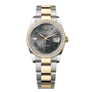 RLX Datejust 36mm 126283 Wimbledon Slate Dial Jubilee Bracelet Watch