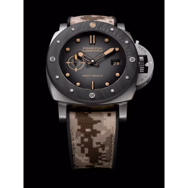 【7A Quality】Panerai Submersible Navy SEALs Titanio 47mm PAM01669