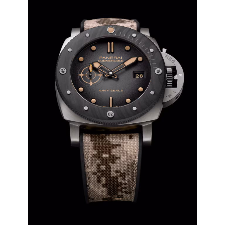【7A Quality】Panerai Submersible Navy SEALs Titanio 47mm PAM01669