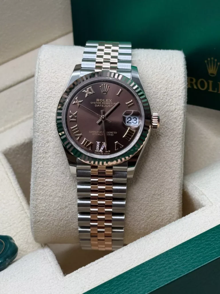 RLX Datejust m278271-0003/0004 Chocolate 31mm Dial Oyster Bracelet Watch