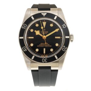 【7A Quality】TUDOR Black Bay 54 37mm Black Dial & Bezel Automatic Rubber Strap Watch M79000N-0002