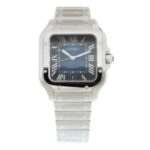 Cartier Santos Large Model Blue WSSA0030 - United Luxury