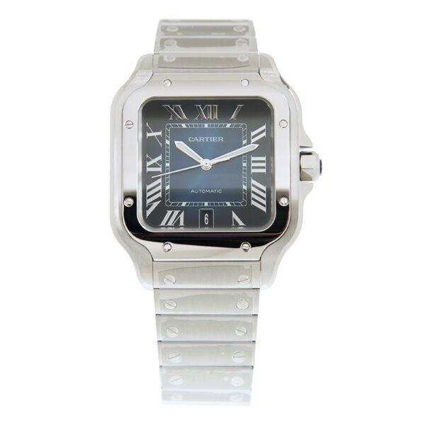 Cartier Santos Large Model Blue WSSA0030 - United Luxury