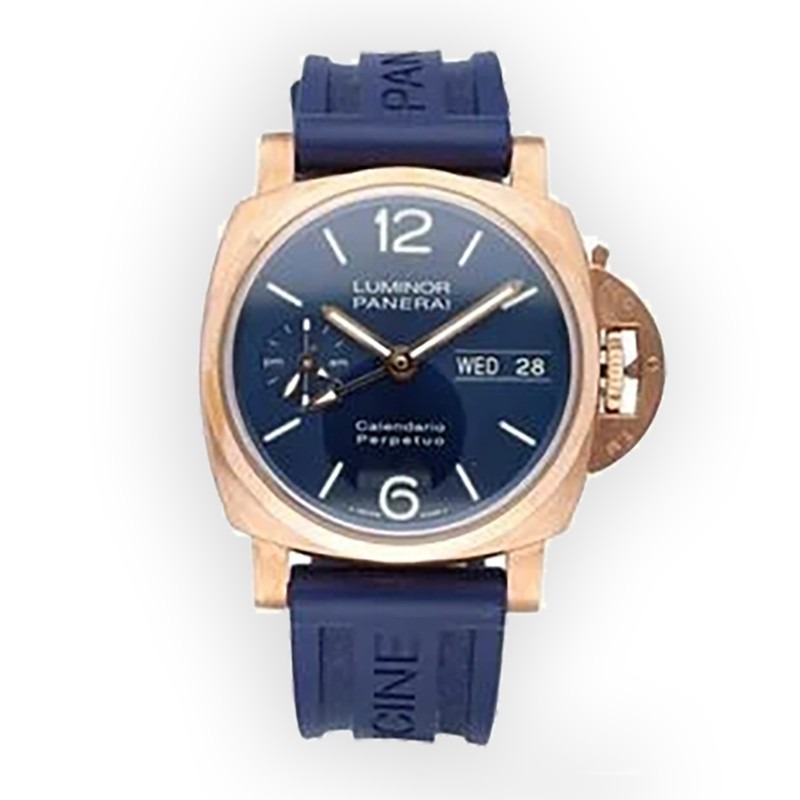 【7A Quality】Panerai Luminor Perpetual Calendar GMT Goldtech™ 44mm PAM00742
