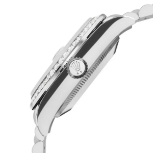 RLX Datejust m278289RBR-0019 Aubergine Dial White Gold President Watch