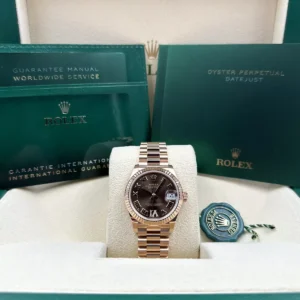 RLX Datejust m278275-0025 Chocolate 31mm Dial