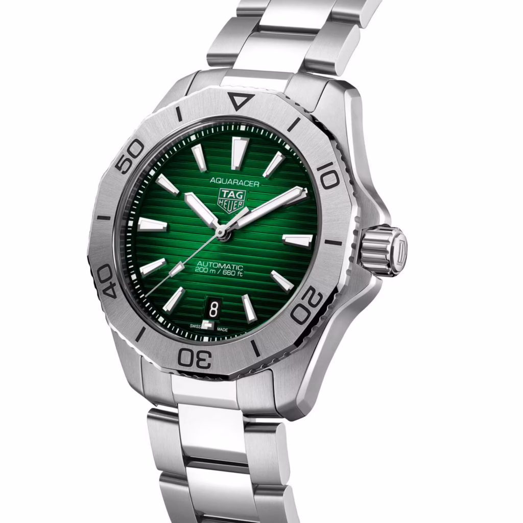 【7A Quality】TAG Heuer Aquaracer Professional 200 40mm Mens Watch Green WBP2115.BA0627