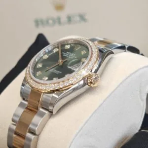 RLX Datejust m278383RBR-0029/0030 31mm Olive Green Dial Oyster Bracelet