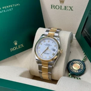 RLX Datejust 36mm 126233 White Dial Oyster Bracelet Watch