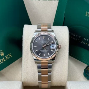 RLX Datejust m278271-0017/0018 Slate 31mm Dial Oyster Bracelet Watch