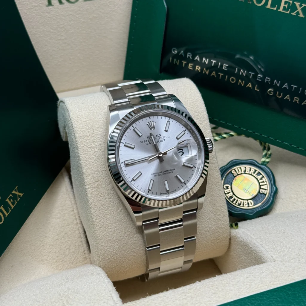 RLX Datejust 36mm 126234 Silver Index Dial Oyster Stainless Steel