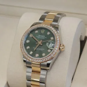 RLX Datejust m278383RBR-0029/0030 31mm Olive Green Dial Oyster Bracelet
