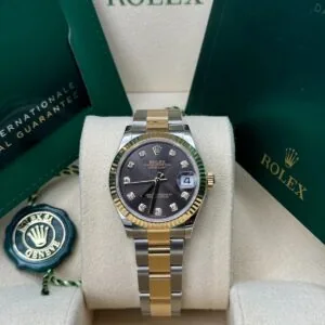 RLX Datejust m278273-0021/0022 31mm Dark Grey Dial Stainless Steel and Yellow Gold Oyster Watch