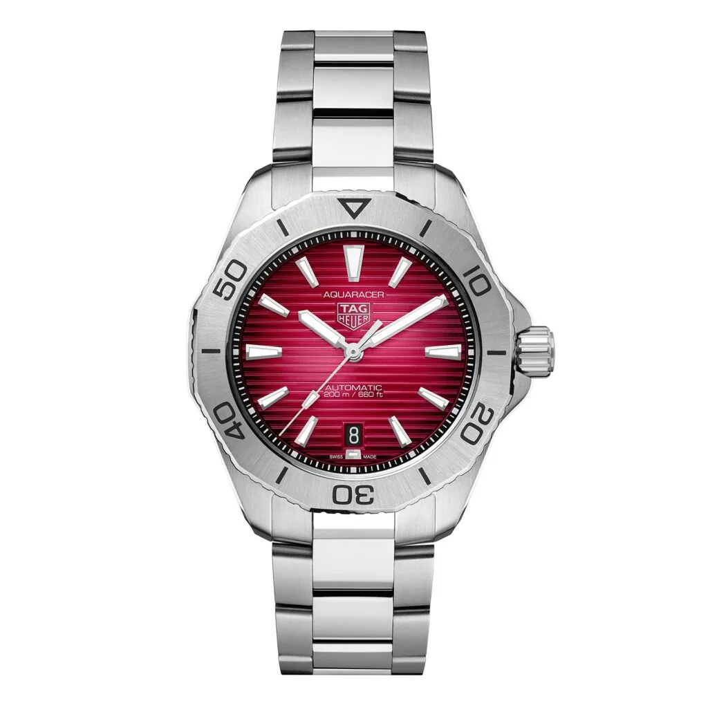 【7A Quality】TAG Heuer Aquaracer Professional 200 40mm Mens Watch Red WBP2114.BA0627