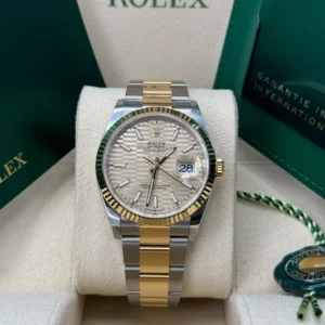 RLX Datejust 36mm 126233 Golden Fluted Motif 36mm Dial Oyster Bracelet