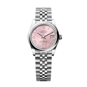 RLX Datejust m278240-0013/0014 31mm Pink Roman Domed Bezel Oyster Oystersteel