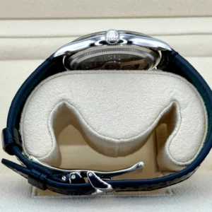 Rolex 1908 Platinum Ice Blue Dial Black Alligator Strap - 52506-0003