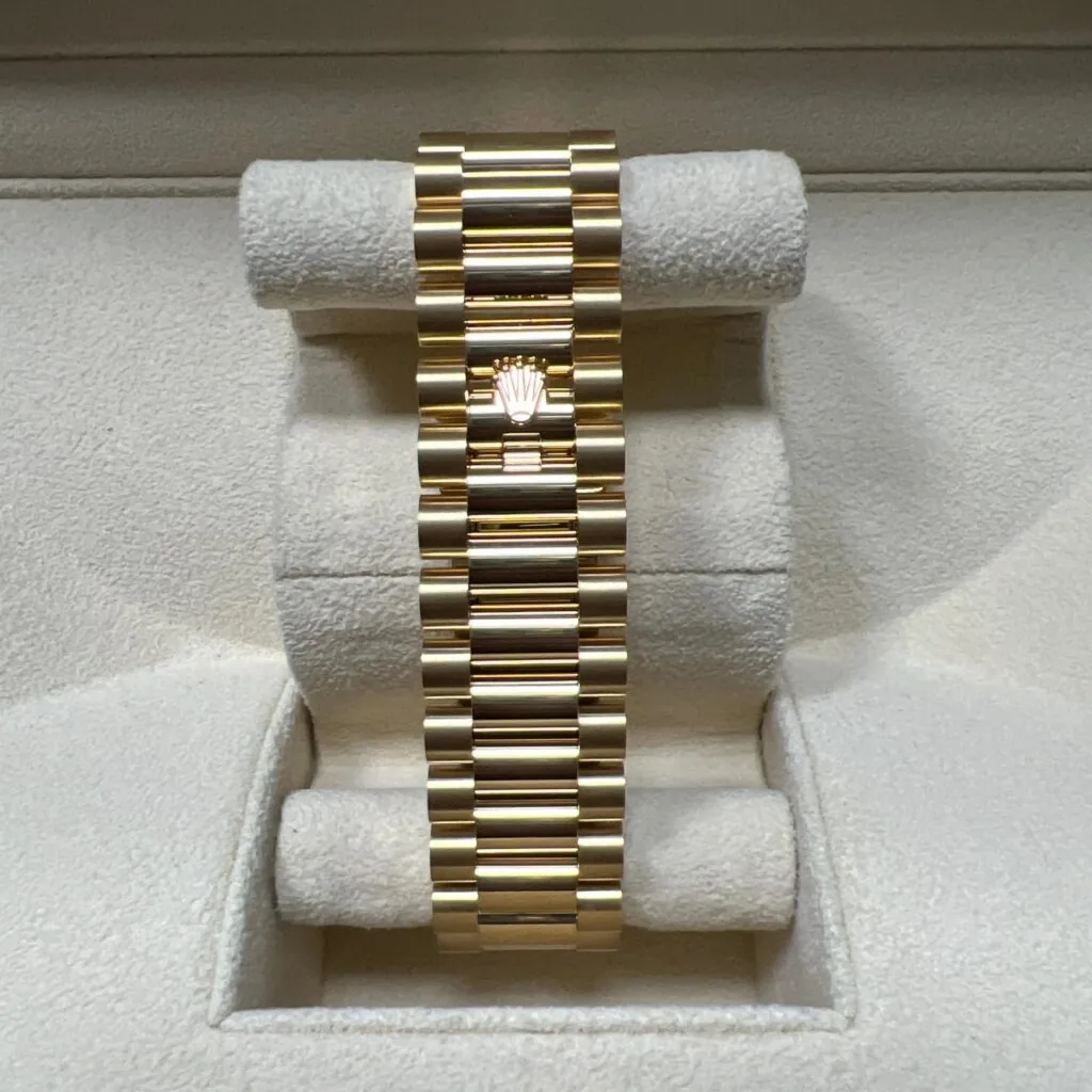 RLX Day-Date 40mm White Mother-of-Pearl Dial President Watch 228348RBR-0046