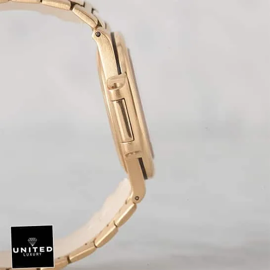 Patek Philippe Nautillus Vintage Gold Replica Left Side