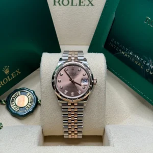 RLX Datejust m278341-0023/0024 Rosé Dial 31mm Oyster Bracelet