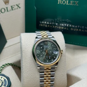 RLX Datejust m278243-0031/0032 31mm Green Dial watch