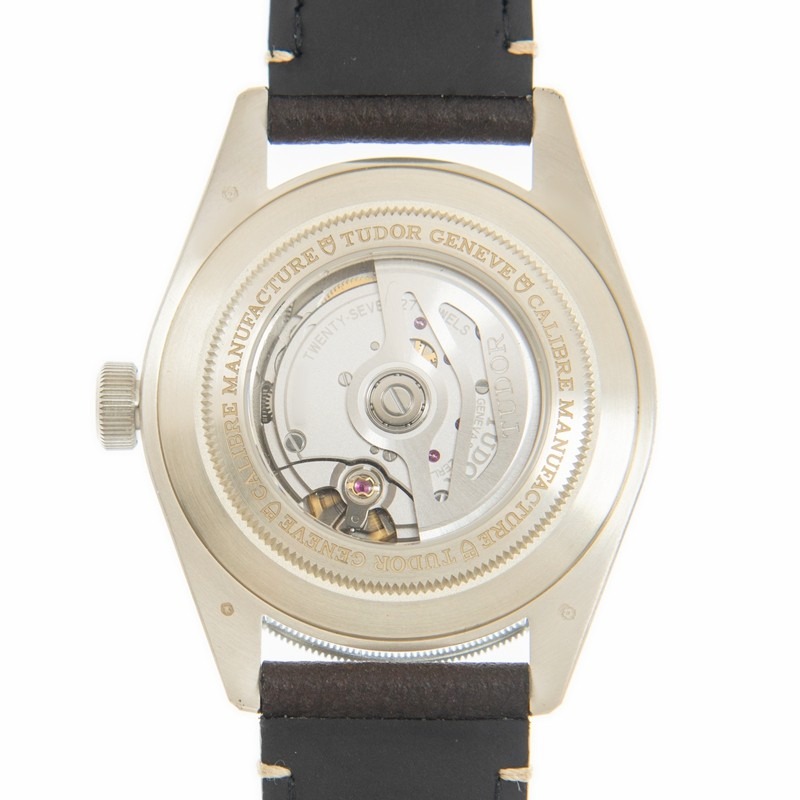 【7A Quality】TUDOR Black Bay 58 925 39mm Silver Case Taupe Dial Leather Strap Watch M79010SG-0001