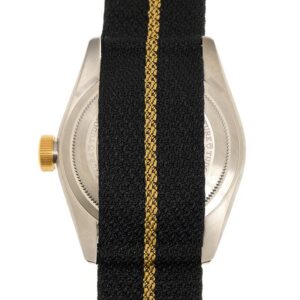 【7A Quality】TUDOR Black Bay GMT S&G Steel and 18ct Yellow Gold 41mm Fabric Strap Watch M79833MN-0004