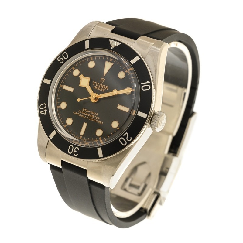 【7A Quality】TUDOR Black Bay 54 37mm Black Dial & Bezel Automatic Rubber Strap Watch M79000N-0002