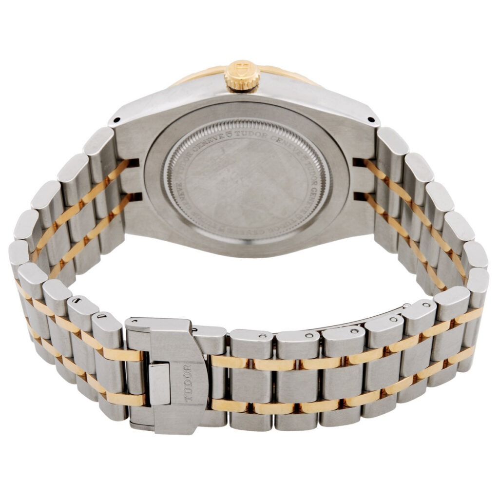 【7A Quality】TUDOR Royal 38mm Two-Tone Brown Diamond Dial Automatic Bracelet Watch M28503-0008