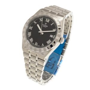 【7A Quality】TUDOR Royal 38mm Black Roman Dial Automatic Bracelet Watch M28500-0003