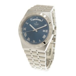【7A Quality】TUDOR Royal Date/Day 41mm Blue Roman Dial Men's Automatic Watch M28600-0005