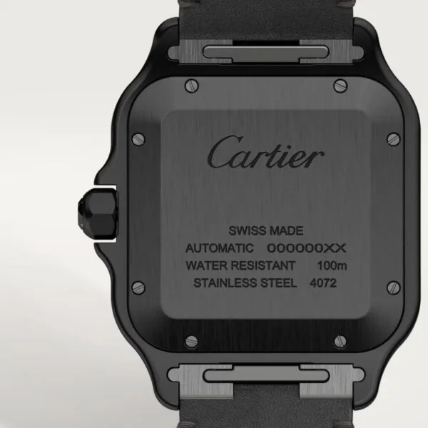 Cartier Santos de Cartier Large Model Black ADLC WSSA0039 - United Luxury