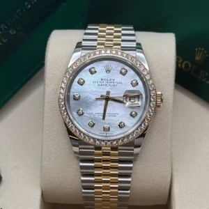 RLX Datejust 36mm 126283 White Mother-of-Pearl Dial Jubilee Bracelet Watch