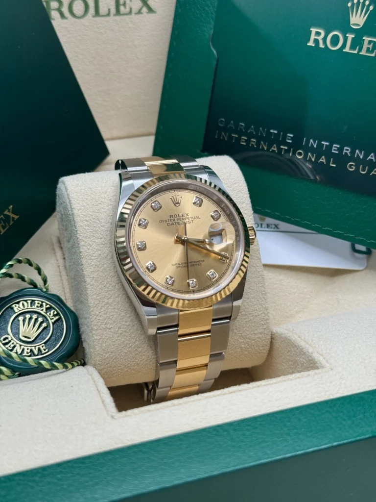 RLX Datejust 36mm 126233 Champagne Dial Jubilee Bracelet Watch