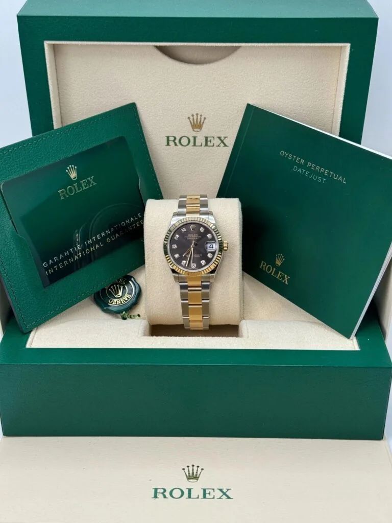 RLX Datejust m278273-0021/0022 31mm Dark Grey Dial Stainless Steel and Yellow Gold Oyster Watch