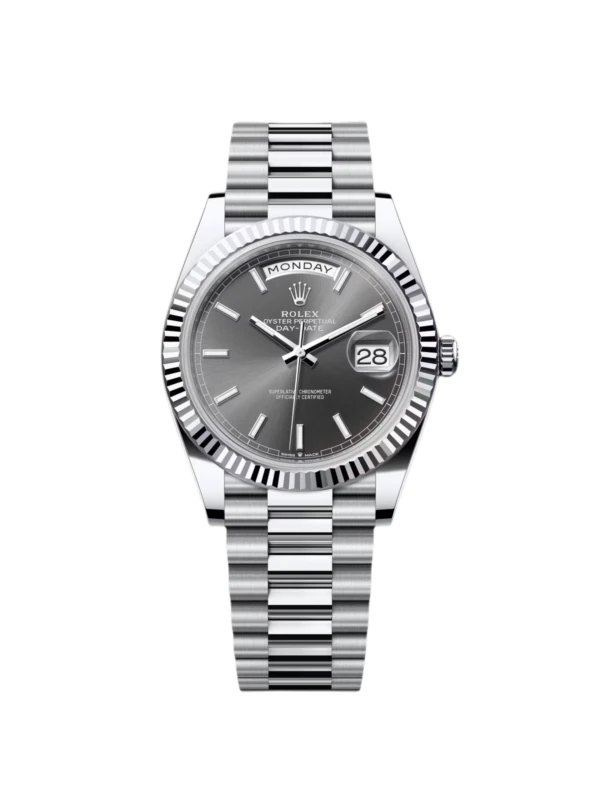 RLX Day-Date 40mm Slate Diamonds Dial 228236-0013