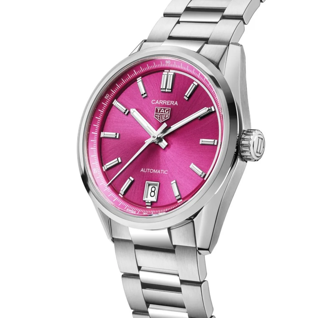 【7A Quality】TAG Heuer Carrera Date 36mm Unisex Watch Pink WBN2313.BA0001