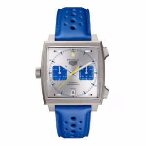 【7A Quality】TAG Heuer Monaco Chronograph Racing Blue Limited Edition 39mm Mens Watch Silver CAW218C.FC6548