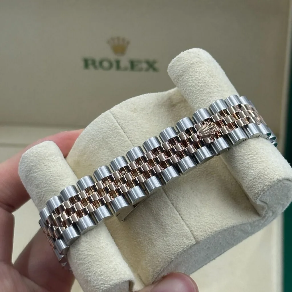 RLX Datejust m278381-0031/0032 Silver Floral Motif Diamond Dial Diamond-Set Bezel 31mm