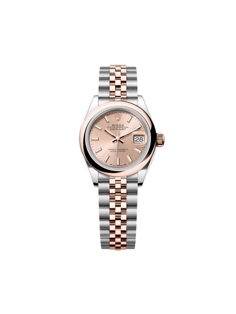 RLX Lady-Datejust 31mm 279161 Rose Stick Dial, Two Tone Stainless Steel & 18K Rose Gold Oyster Bracelet Women's Watch
