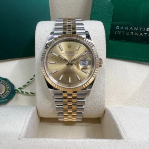 RLX Datejust 36mm 126233 Champagne Dial Jubilee Bracelet Watch