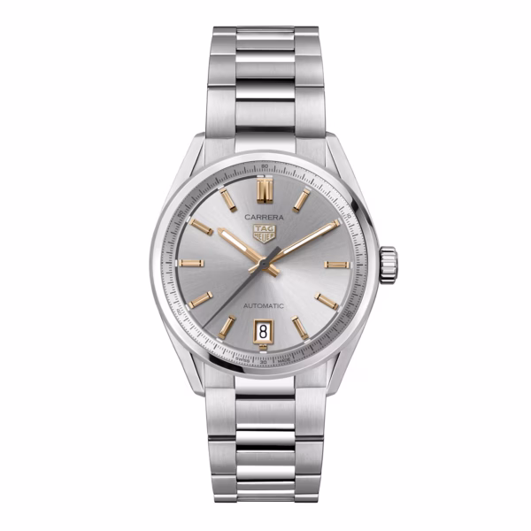 【7A Quality】TAG Heuer Carrera Date 36mm Unisex Watch Silver WBN2310.BA0001