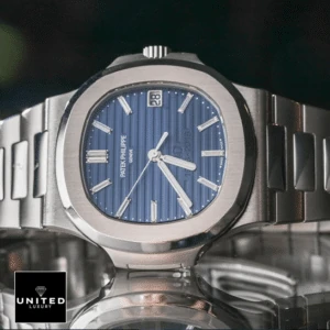 Patek Philippe Nautilus Platinum Blue Replica