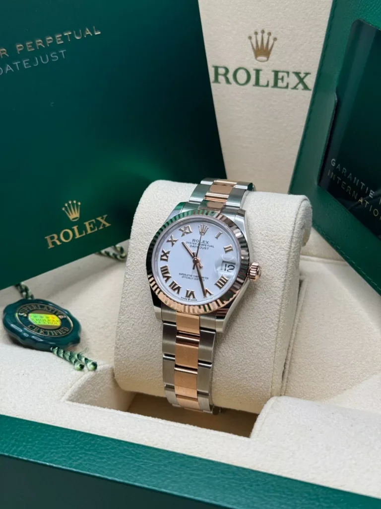 RLX Datejust m278271-0001/0002 White 31mm Dial Oyster Bracelet Watch
