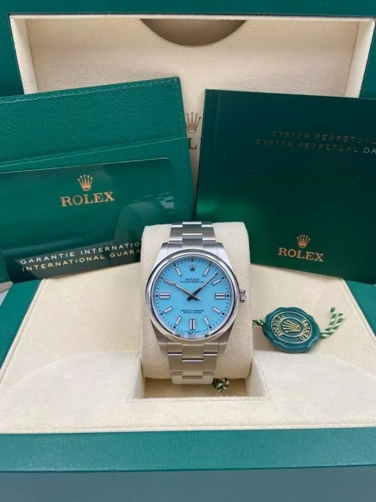 RLX Oyster Perpetual 36mm 126000-0006 Tiffany Blue Turquoise Dial