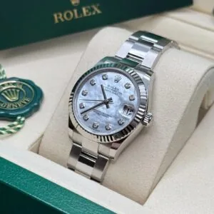 RLX Datejust m278384RBR-0007/0008 Mother-of-Pearl 31mm Dial Oyster Watch