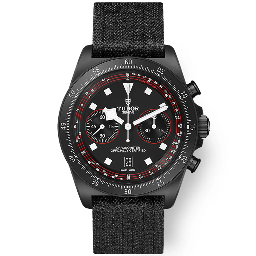 【7A Quality】TUDOR Pelagos FXD Chrono Cycling Edition 43mm Men's Chronograph Watch M25827KN-0001