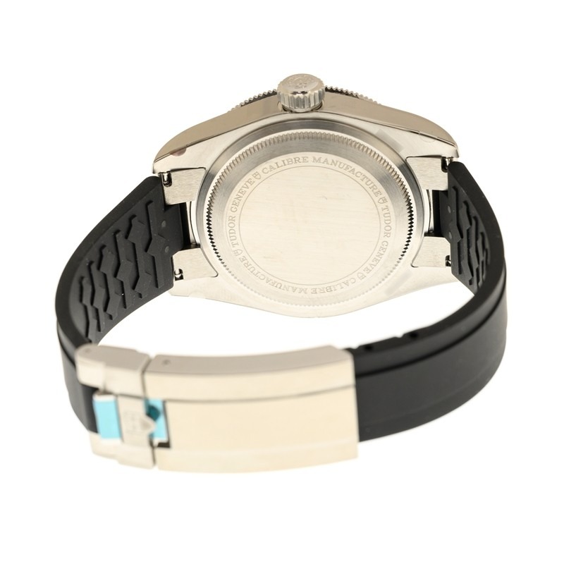 【7A Quality】TUDOR Black Bay 41mm Black Dial & Red Bezel Men's Rubber Strap Watch M7941A1A0RU-0002