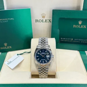 RLX Datejust 36mm 126234 Blue Fluted Motif Dial Jubilee Bracelet